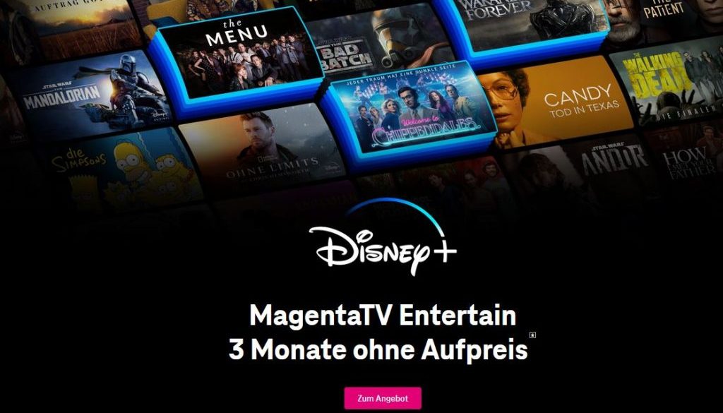Kombiangebot MagentaTV und Disney+