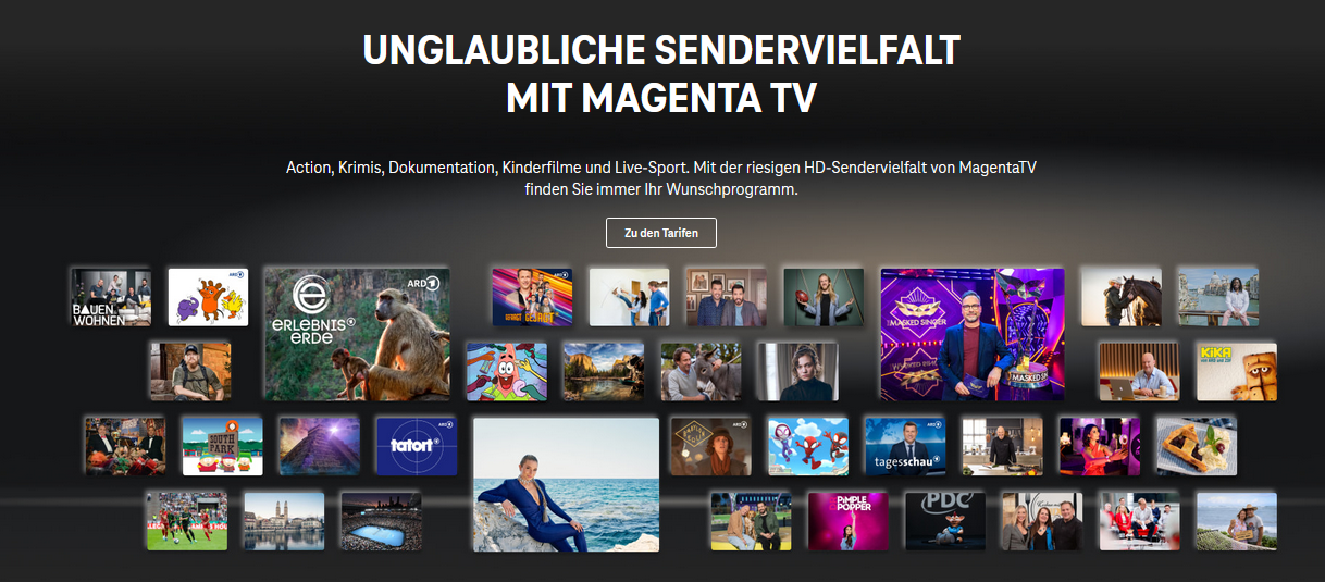 MagentaTV Senderliste